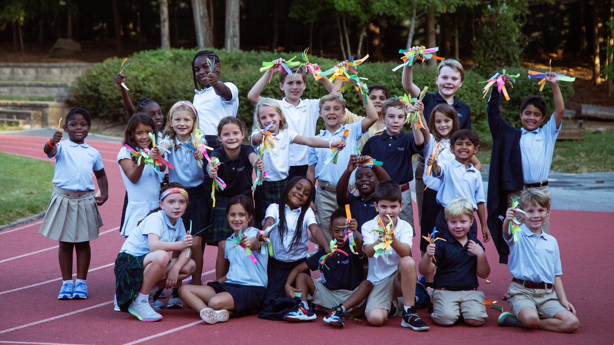 A few shots from this morning’s Every Lap Counts, a chance for 1st-6th Graders to run/walk the track between 7:30-7:50 before school. #TrinityLearns #TrinityPE