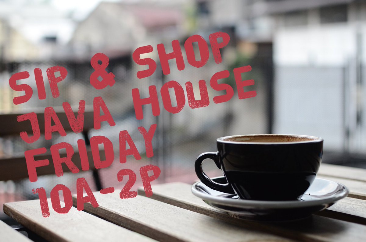 Join me tomorrow @javahousecoffeebar to check out the newest fall arrivals as well as some amazing coffee! 10a-2pm - we will be upstairs! ☕️🛍😍