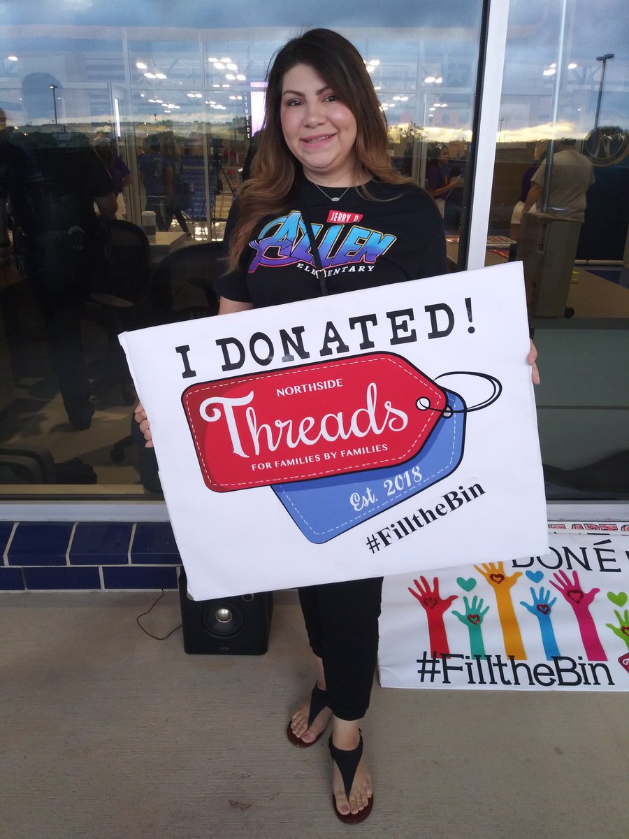 AngelaRoseGarza's tweet photo. Thanks for donating! @NISDAllenES #fillthebin https://t.co/vLVHjYSVEt