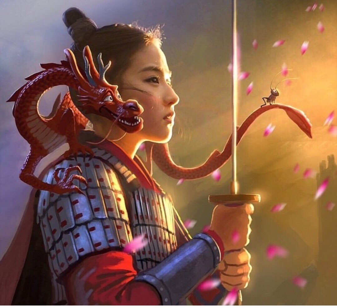 Celia11992's tweet photo. Don’t be afraid. We support you! #SupportMulan https://t.co/cWy2cLIeUB