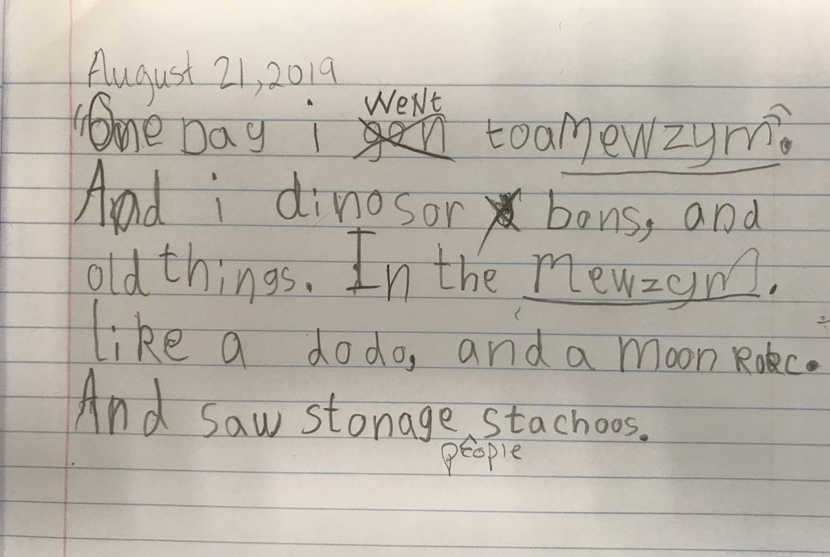 #Aismlearns #pyp this student had writers block, so we allowed him to dictate the story into an iPhone.  Then he listened to the recording and copied a great experience onto paper.  More writing and editing to come.