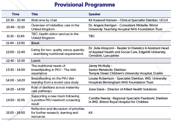 VitafloRDs's tweet photo. Are you a #dietitian that would like to learn more about postpartum care and lactation in PKU? If so, #Vitaflo are supporting #BIMDG in this Maternal #PKU study day on 3rd October. You can register here:
https://t.co/DC6KiyamMg https://t.co/L5ZbxqMxMY