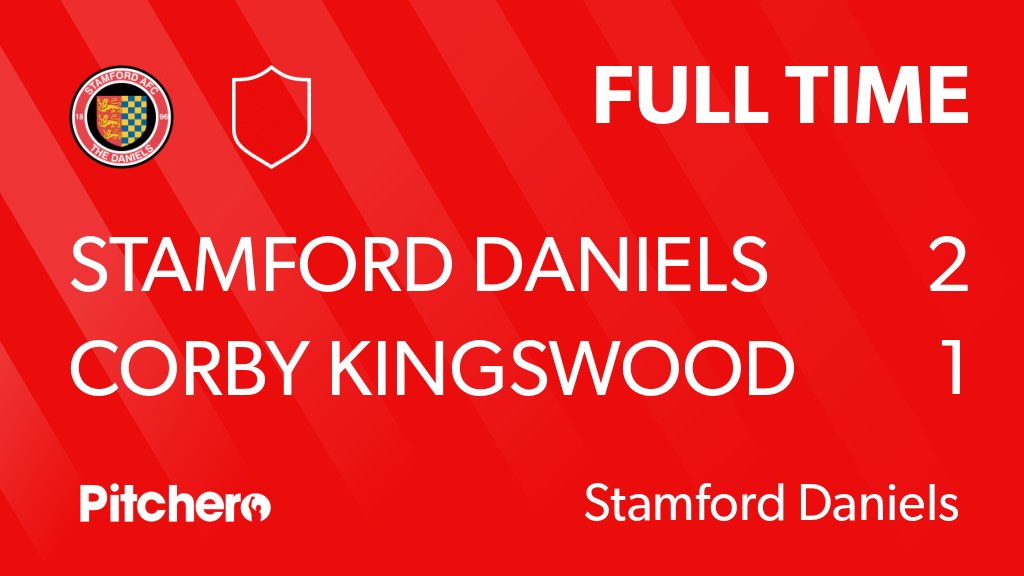 StamfordAFC1896's tweet image. FULL TIME: Stamford Daniels 2 - 1 Corby Kingswood
#STACOR #Pitchero
pitchero.com/clubs/stamford…