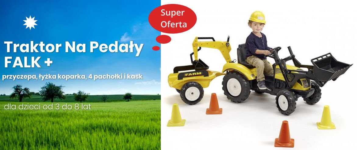 BrykaczePL's tweet photo. ✅ Ciągnik 🚜 🚜 🚜 dziecięcy na pedały, z odpinaną naczepą. Wykonany z wysokiej jakości 👍👍 tworzywa sztucznego Solidne kółka dla bezpiecznej jazdy ✅ Traktor 🚜 🚜 🚜 to spełnienie marzeń małego traktorzysty.Spraw dziecku radość 😄😄😄 kup teraz 🛒🛒 https://t.co/96BaoVIy7w… https://t.co/JsGsJDyPjd