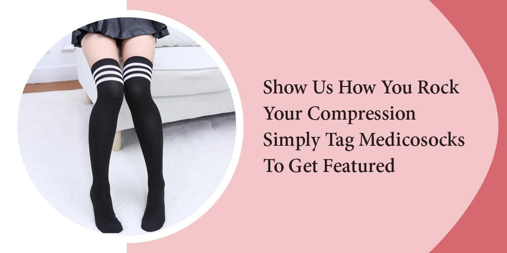 MedicoSocks's tweet photo. Want to run for your fashion 💃 life? 
Our compression socks 🧦 help you from all walks 🚶‍♀️ of life take on their day while looking good 😍 and feeling great.
Be awesome today 👍 and every day!

#befashionista #medicosocks #wearyoursocks #staystylish #comfy #everydaywear https://t.co/Bc3HgFL8xT