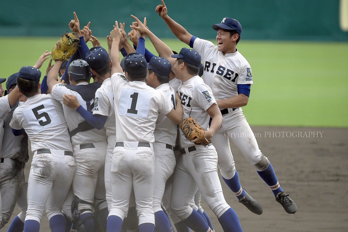 龍平 第101回全国高校野球選手権大会 決勝戦 履正社vs星稜 春のリベンジ 履正社 甲子園初優勝 マウンドに集まる履正社ナイン 履正社 全国高校野球選手権大会 熱闘甲子園 19 8 22