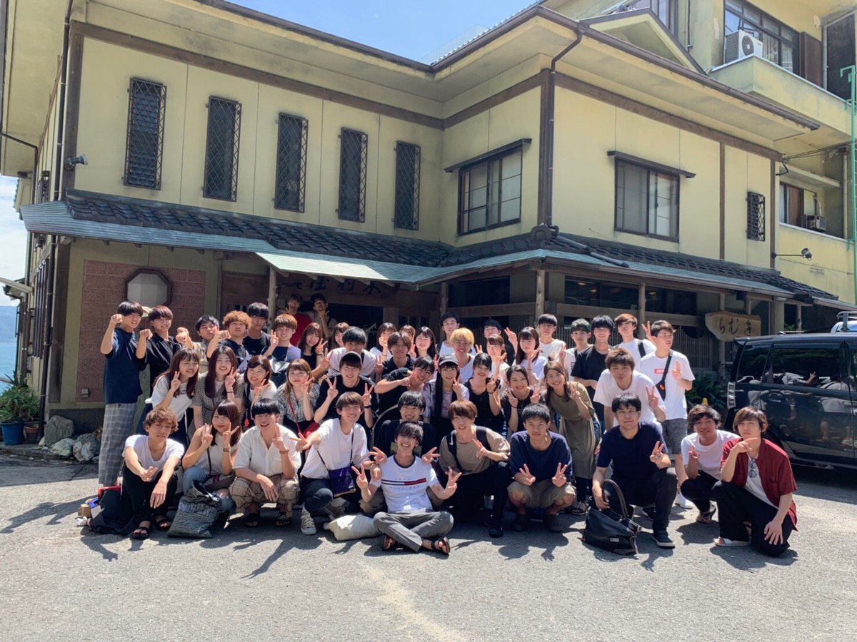 KU_Rapport's tweet photo. 8/19-8/21 Rapport夏合宿2019 in和歌山����🍉🌈🏖2年前と同じ木村屋さんに行ってきました！🌻4回生の先輩方も来てくださいました🥰3回生は最後の夏合宿でしたが、元気いっぱいの1回生、かわいい2回生たちと一緒にたのしい思い出ができたと思います🙌💗みなさんお疲れ様でした😆💫 https://t.co/zk3iVJzYU1
