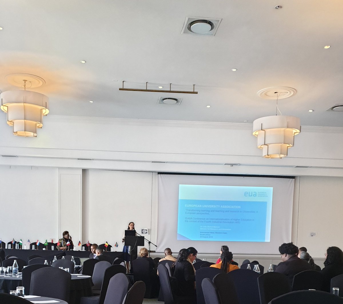Stellenbosch University International (@suglobally) on Twitter photo Giving the Keynote address in the second half of day 2 <a href="/IEASA_StudySA/">IEASA_StudySA</a> conference is Dr Linda Borrell-Damian, Director for Research and Innovation at the European University Association.
#ieasa2019 Giving the Keynote address in the second half of day 2 <a href="/IEASA_StudySA/">IEASA_StudySA</a> conference is Dr Linda Borrell-Damian, Director for Research and Innovation at the European University Association.
#ieasa2019