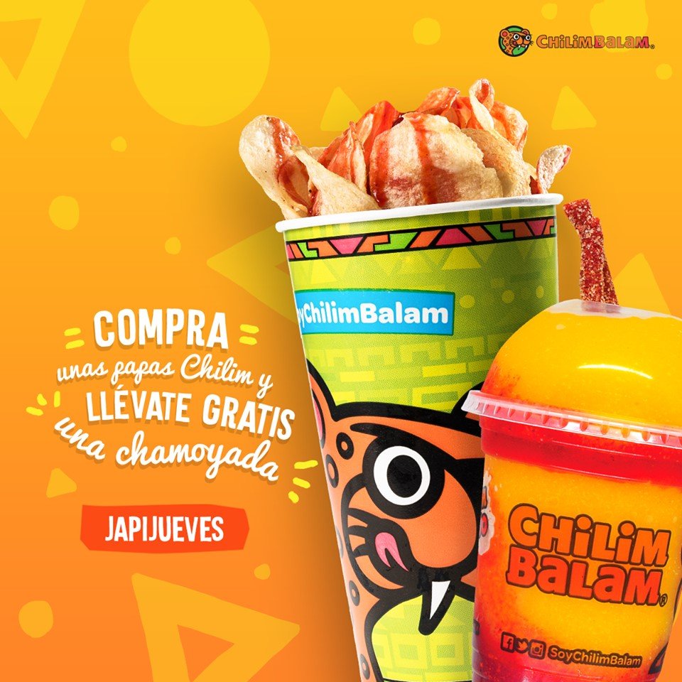 viaaltamx's tweet photo. ¡Dile hola al sabor y adiós al estrés con el #JapiJueves de @soychilimbalam #ViaAlta! 🤤 #TUVIAaLosAntojos
*No acumulable con otros descuentos o promociones. Vigencia únicamente para promoción de JapiJueves 22 de agosto del 2019. Es necesario mencionar la promoción. https://t.co/p1d4fdvgvC
