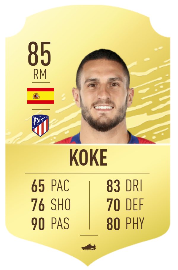 Koke fifa 19