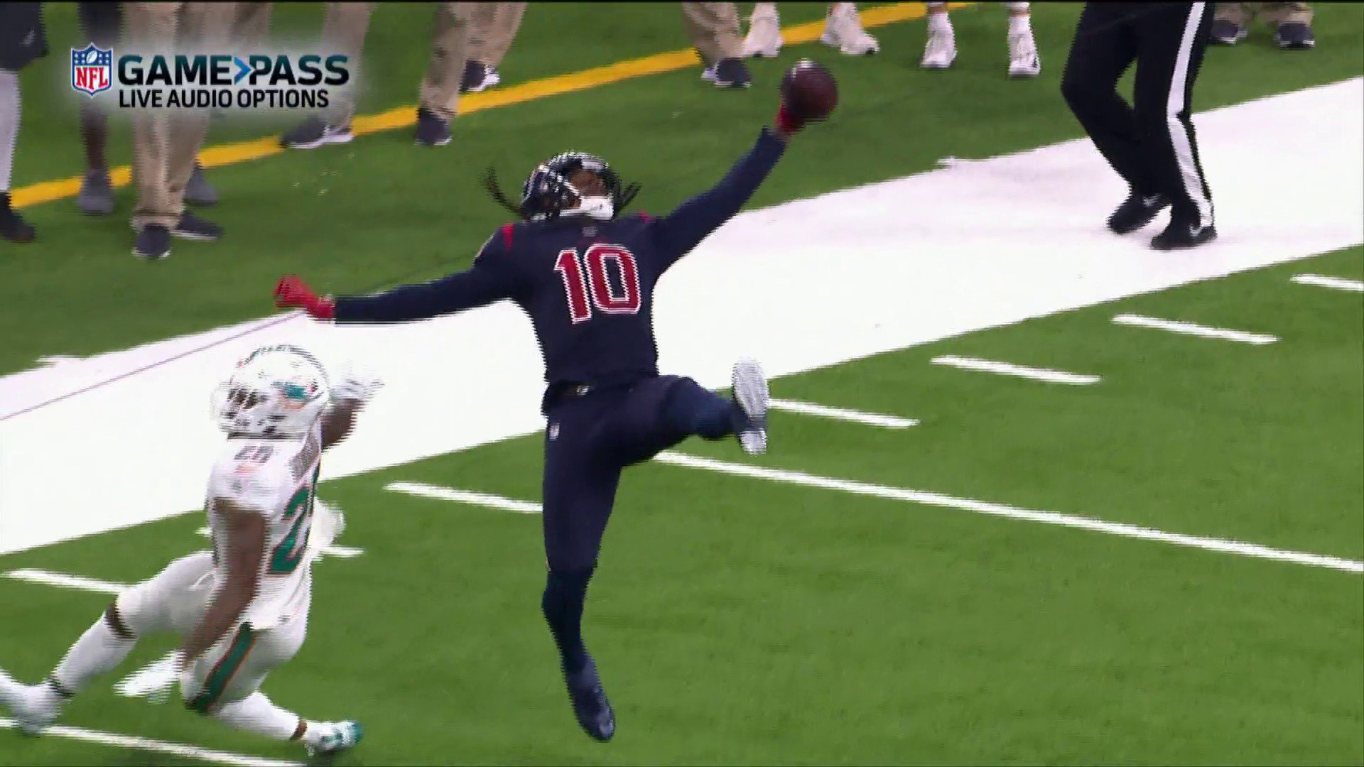 Sunday Night Football on NBC on X: 'DeAndre Hopkins had a perfect 2018  season - ZERO DROPS. Even his catches that didn't count were incredible!  And now you can study his brilliance