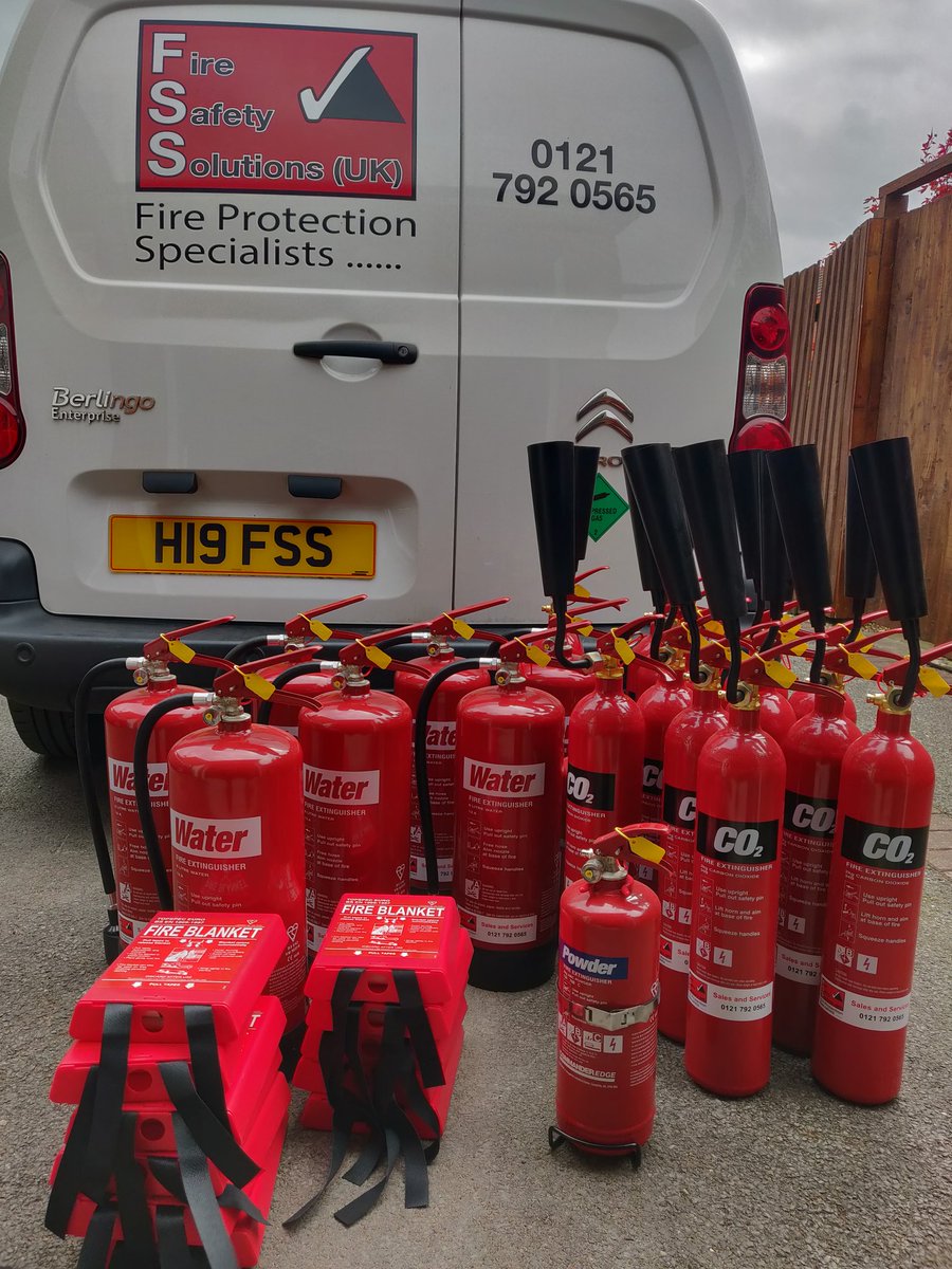 FireSafetySltns's tweet photo. Extinguishers commissioned and ready for install tomorrow morning. If we can help you with any of your fire safety needs please give us a call.
#commander #commanderedge #firesafety #fireextinguishers https://t.co/tXb0McZ8DY