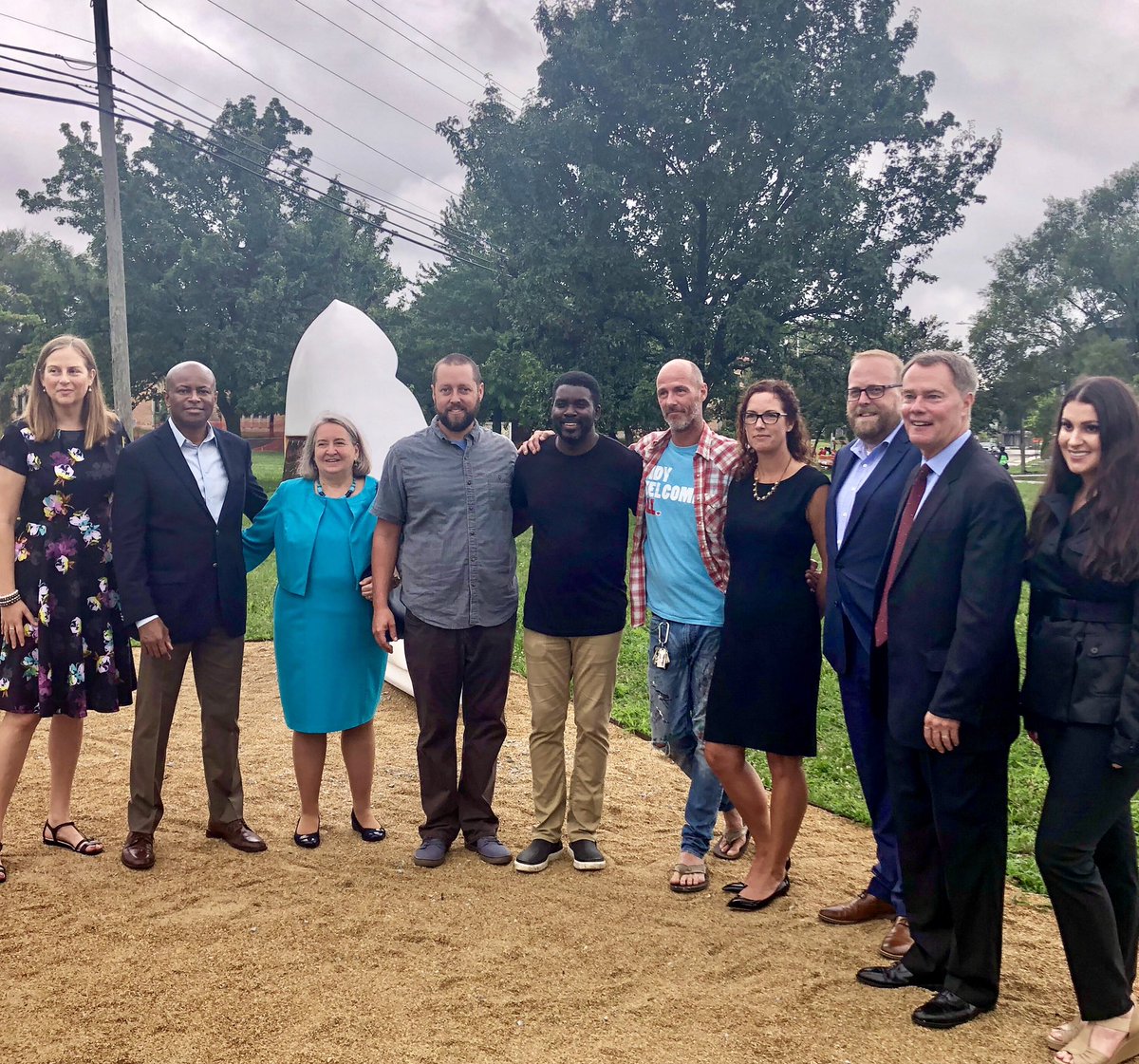 PublicCollect's tweet photo. Thank you for celebrating with us this morning- @IndyParksandRec, @IndyMayorJoe, City County Council President Vop Osili, @indylibrary @CICFoundation , School for Inquiry, @KennedyKing1968 &amp; artists! So grateful. https://t.co/eBVw6LkmwI