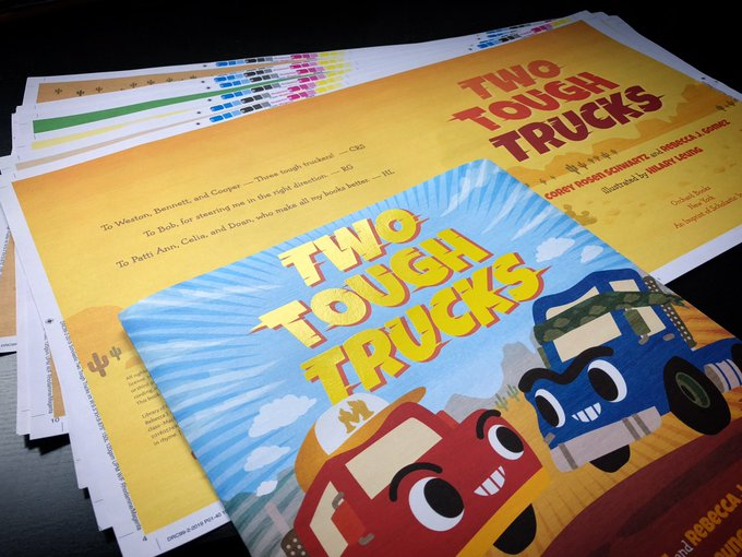 I've got a couple of F&Gs for TWO TOUGH TRUCKS.  Anyone want them?  #BookExpedition #BookHike #BookJaunt #BookJourney #BookJunkies #BookOdyssey #BookPortage #BookPosse #BookRelay #BookSojourn #BookSquad #BookTrek #BookVoyage
