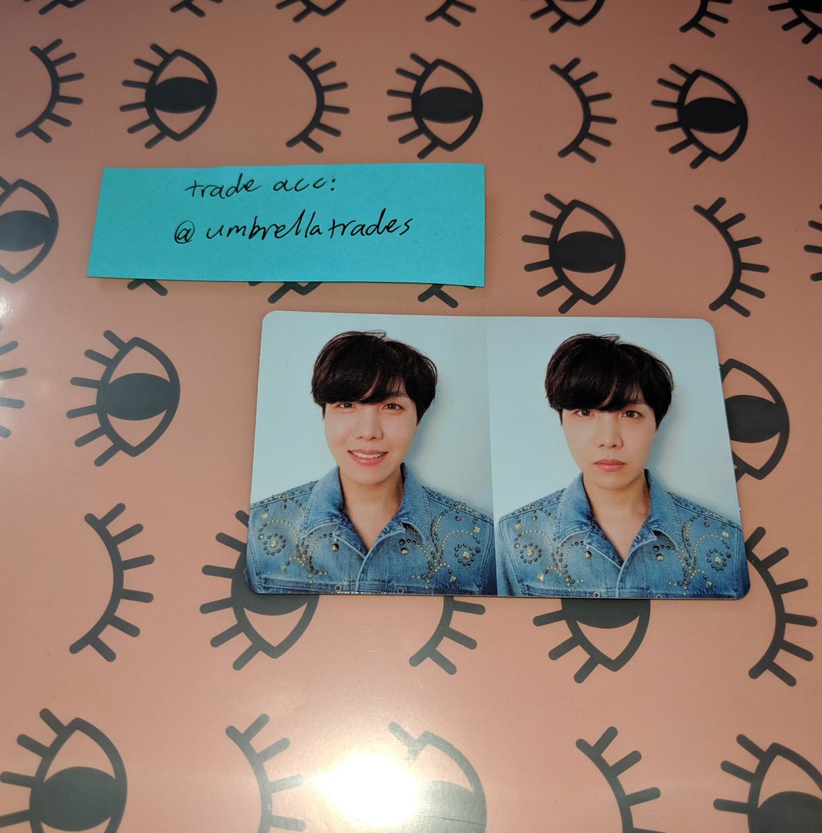 umbrellatrades's tweet image. WTT 

have: Hoseok Tear Ver. R PC (small dent on back, not very noticeable)

want: under this tweet

location: Illinois 

US ONLY! :)

@BTSpctrade @btstrades_ @BTSTradingPC