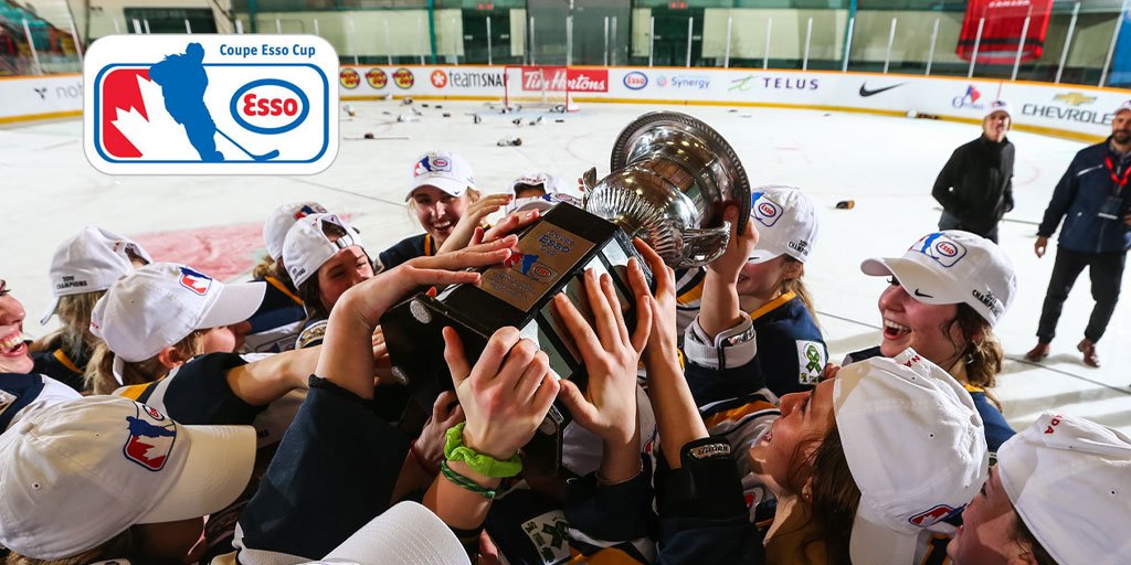 HockeyAlberta's tweet photo. NEWS: Lloydminster has been selected to host the 2021 @HC_EssoCup!

DETAILS: https://t.co/FZfLdGM9se

#AlbertaBuilt | #WhyWePlay | #AFHL | @LloydSteelers https://t.co/ZInfceBn44