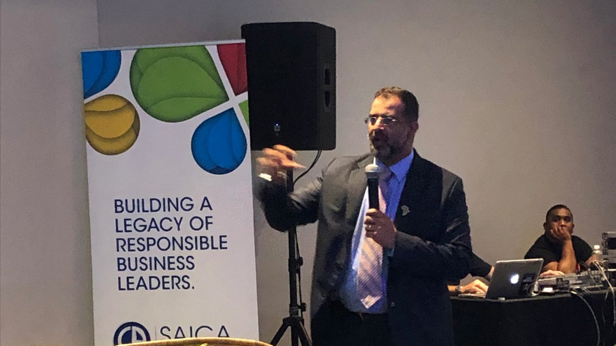 saica_za's tweet photo. Your qualification and designation as a CA(SA) is only your ticket to the dance, you have to get up and get moving if you're going to be successful ~ CA(SA) Naeem Asvat tells the #CANights audience @naeem638 @Nedbank
#countmein #NedbankYoungPro https://t.co/bTy76eOOcQ