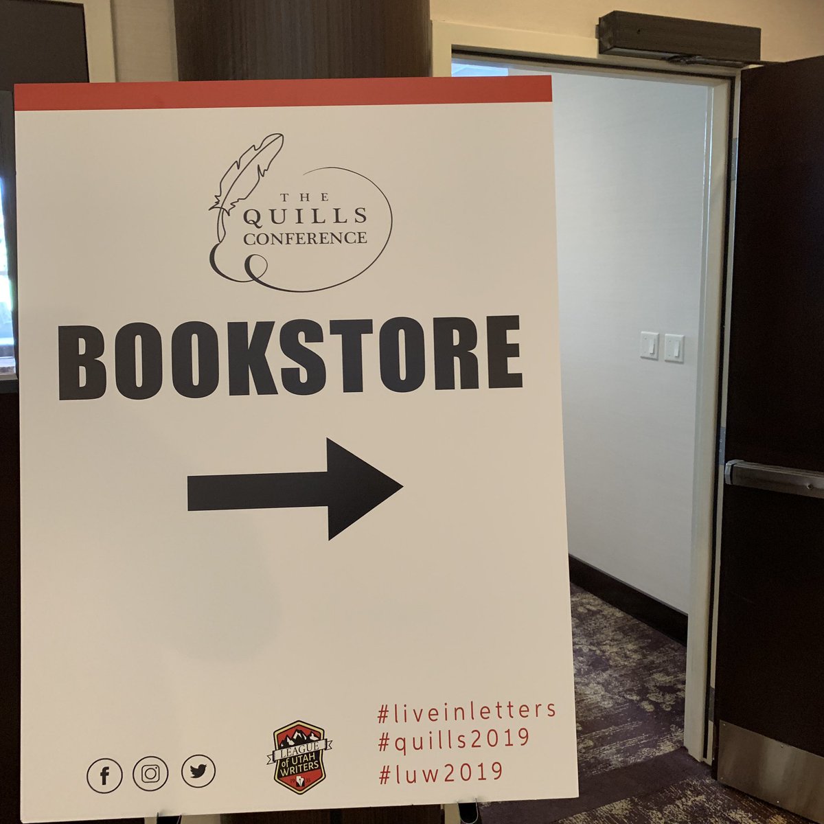 LUWriters's tweet photo. The bookstore is still being set up, but be sure to visit it at the convention! The Fort Douglas room on the 1st floor, northeast corner! #liveinletters #luw2019 #quills2019 https://t.co/iOXZz91Ha7
