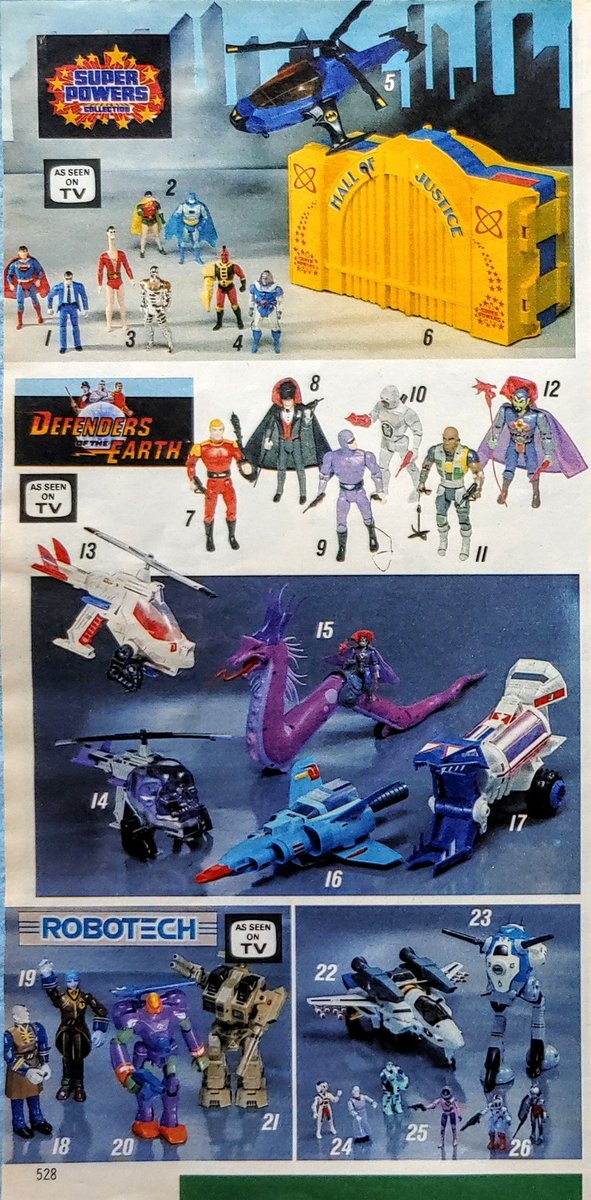 Sears Wishbook 1986 #superpowers #defendersoftheearth #robotech