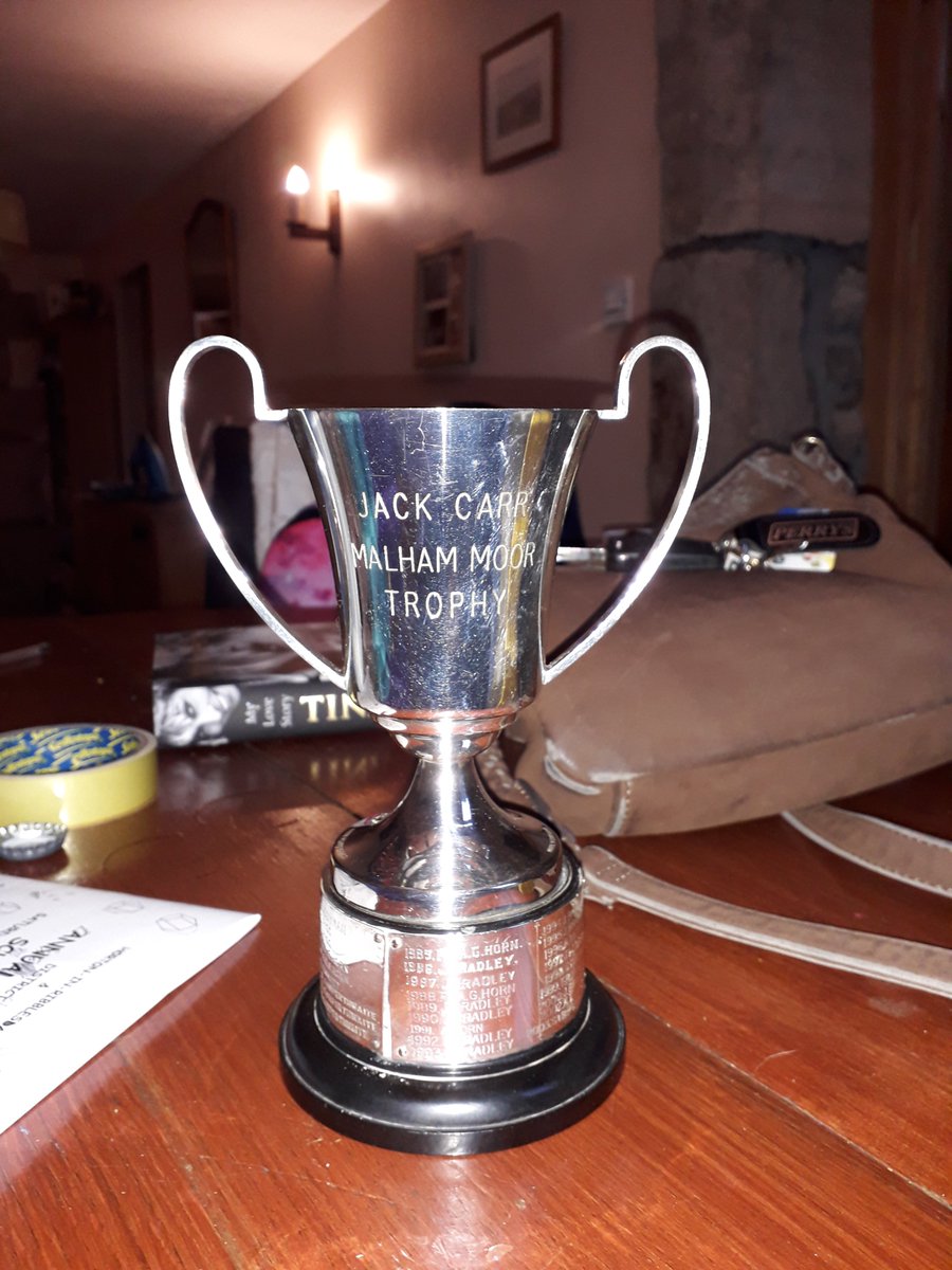 Jack Carr cup for champion swaledale at malham show, nice and clean ready for Saturday