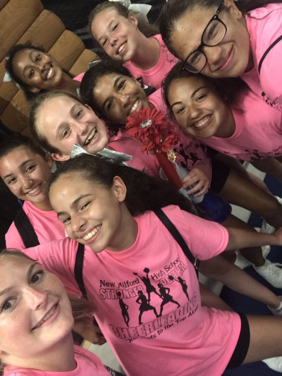 AFavia_NM's tweet photo. JV Cheer had so much fun at cheer camp! #SpiritStick #StrongerTogether #NCA https://t.co/KJKl3YEcbT