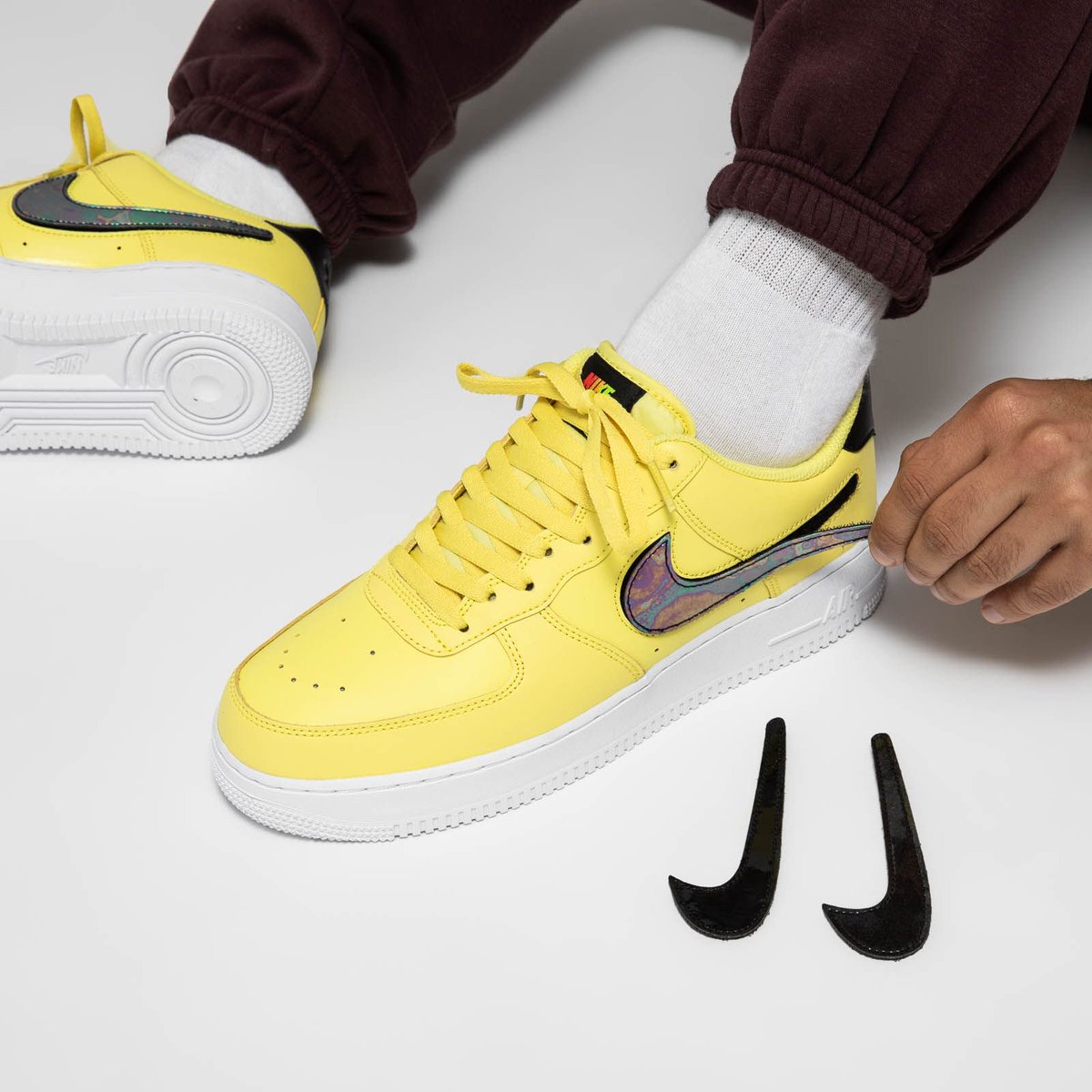 air force 1 lv8 yellow pulse