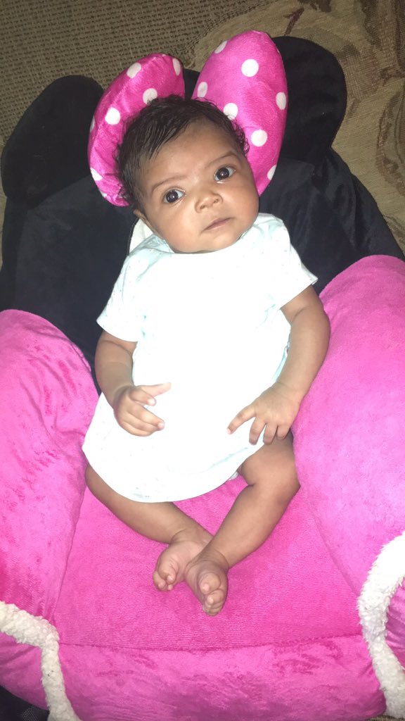 AdrianNapper's tweet image. My babies 😍🤞🏼 Mommy Got Y’all 4Eva 😍😘🌸🧡💛 #NyNy #LayLay