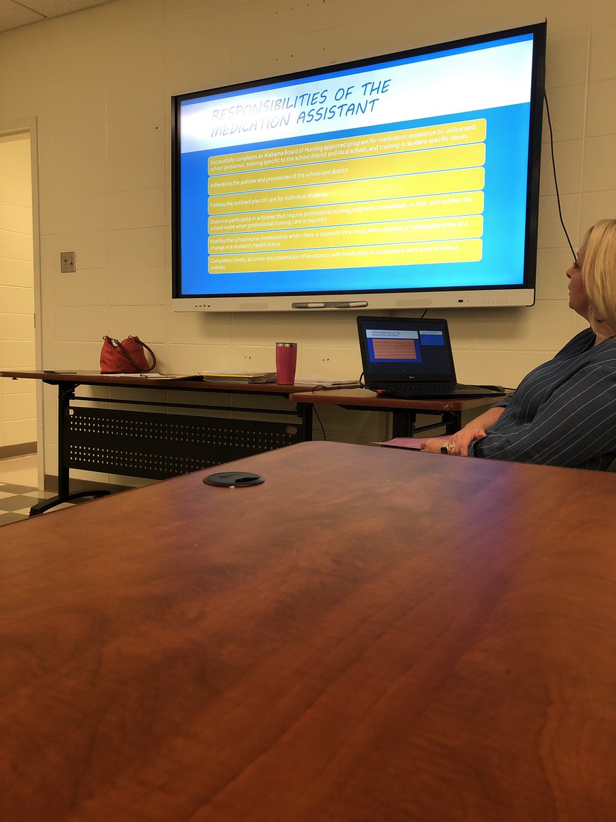 MissBinksClass's tweet photo. Thank you, @momma_shug, for making sure we know how to correctly take care of our babies when weโre not at school! #medicationtraining https://t.co/onDhI9eKY8