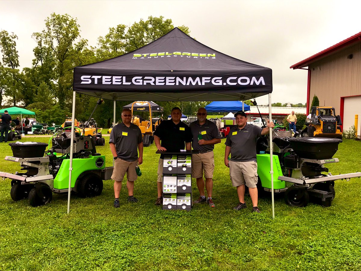 NikkiHendrick12's tweet photo. Come see us today at the #IPLLA summer field day. Get your education on and visit us! @SteelGreenMfg @AdvancedTurf https://t.co/j6j4uYvf2N