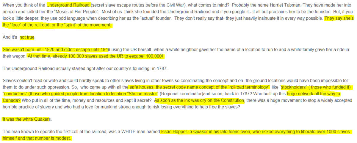 Excerpts from article. You should really visit her site and read entire article as well as use her site for a great source of truthful history. She is amazing.