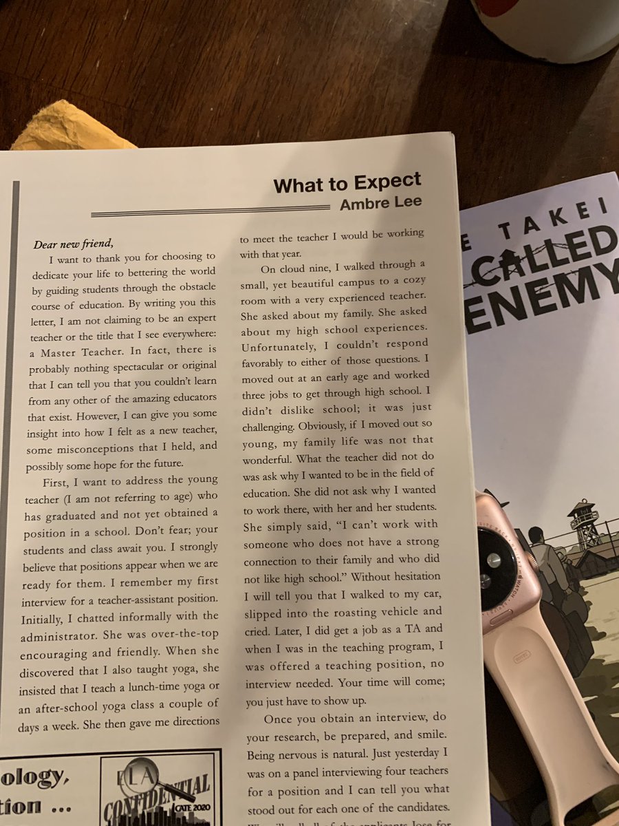 mrs_ambre_lee's tweet photo. I’m excited to see my name in print! I strongly encourage Ts to write &amp; submit for journals in your content area. #CaliforniaEnglish @CarolJago #writingproject #northridgeWP #cwpchat #teacherswrite https://t.co/iydfm2MLAM