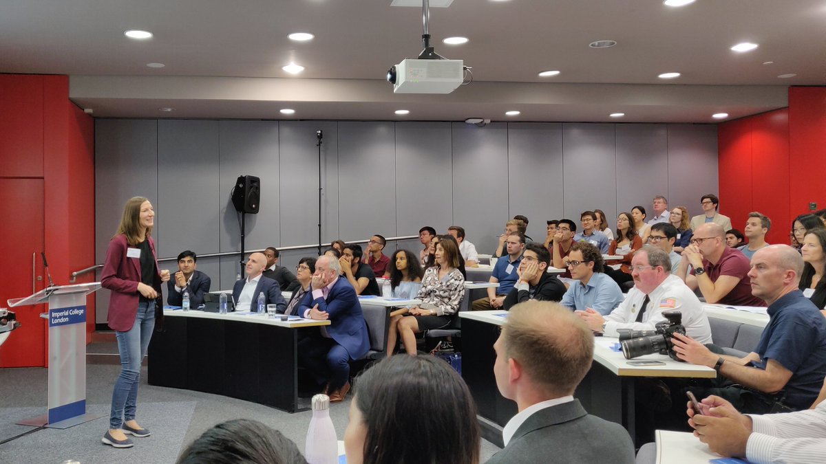 Great presentation from <a href="/courtneyj84/">courtney</a> at #dssg2019 on applying machine learning to echocardiogram analysis. Such a high standard of projects at <a href="/DSSG_Europe/">DSSG Europe</a>