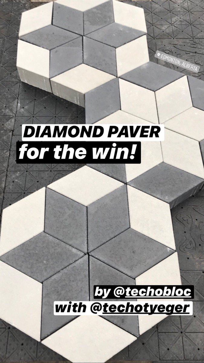 SiteOneCanada's tweet photo. And the DIAMOND PAVER by @techobloc for the win! ππ
.
.
.
With @TechoTye from Techo-Bloc.
#newproducts #pitstop #newto2019 #techobloc #comebyandsayhi #diamondpaver #hexapaver #hexaslab #westmountpaver #youwontwanttomissthis #seeyouthisweekyeg #seeyounextweekyyc #hardscapes https://t.co/odTspqzbeb
