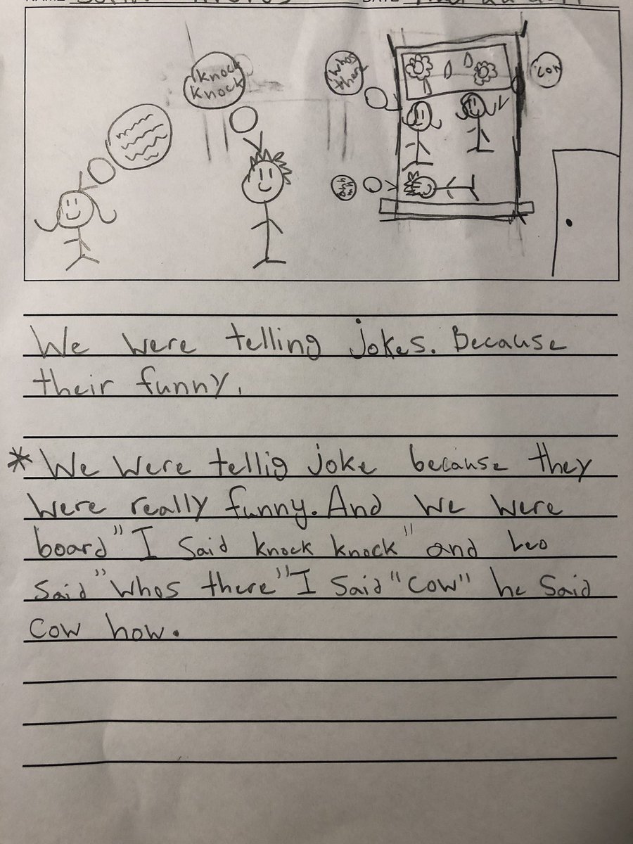 MMay4th's tweet photo. We are revising our sentences to make them come to life! Hooray for elaborating! @ElementaryMJ @LakeWorthISD #4thgrade https://t.co/npu29vFhSj