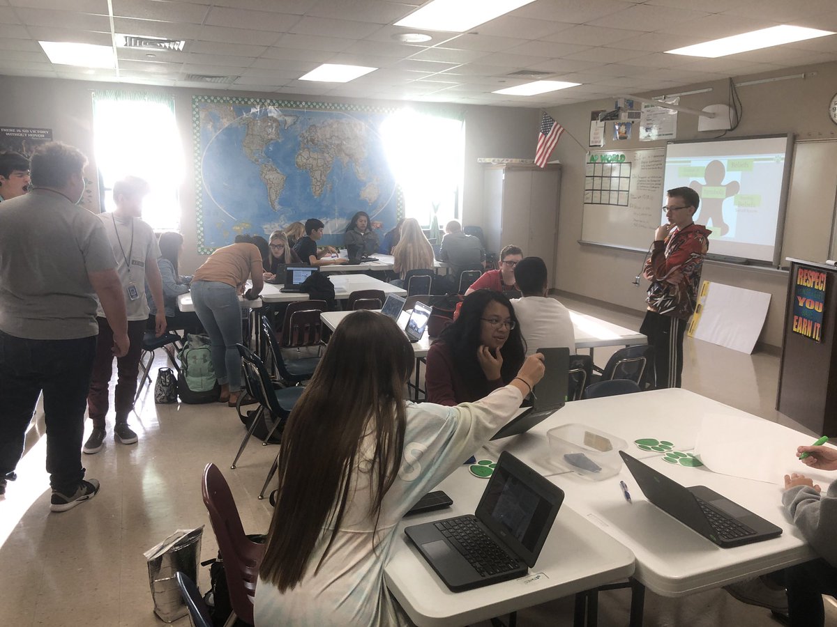AP World History students hard at work on their Religions of the World Posters! #LearningTOGETHER <a href="/BrenhamHS/">Brenham High School</a>