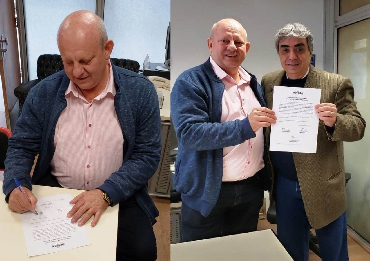 campos_machado's tweet photo. O prefeito de Jaborandi, Marcos Daniel, esteve em São Paulo, para assinar emenda de nossa autoria, que destinou ao município o valor de R$ 83.970,00, para Reforma e Ampliação de Unidade de Saúde: https://t.co/Kvnm0Wkaf0
#PTBéMaisSaúde #Jaborandi #CamposMachado https://t.co/pZOHeNvML5