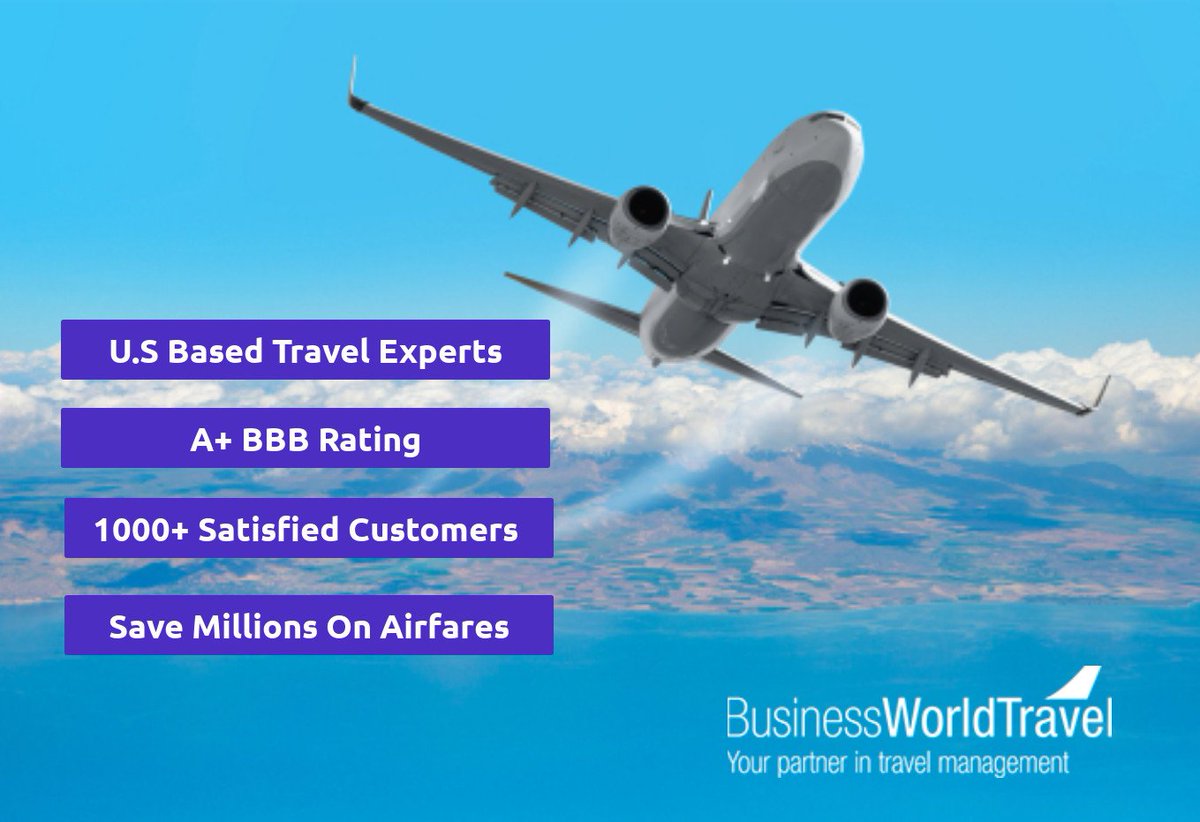 #BusinessWorldTravel consistently holds an A+ BBB rating for OUTSTANDING customer service and have a stellar reputation in the travel industry. Visit at bit.ly/2VoVL2y #LuxuryTravel #TravelDeals #DiscountFlights #DiscountAirfares #CheapTravel #BusinessClassFlights
