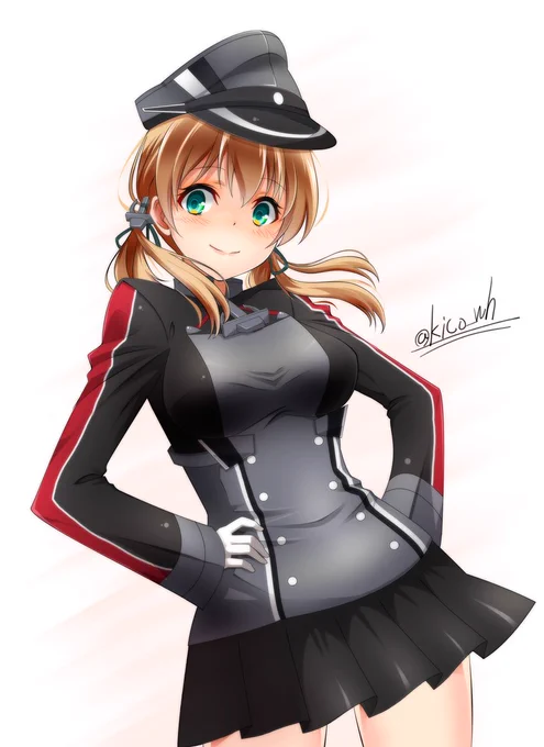 数年前に描いたワンドロプリンツリメイク🤭
#艦これ版深夜の真剣お絵描き60分一本勝負
#艦これ版真剣お絵描き60分一本勝負_20190822 