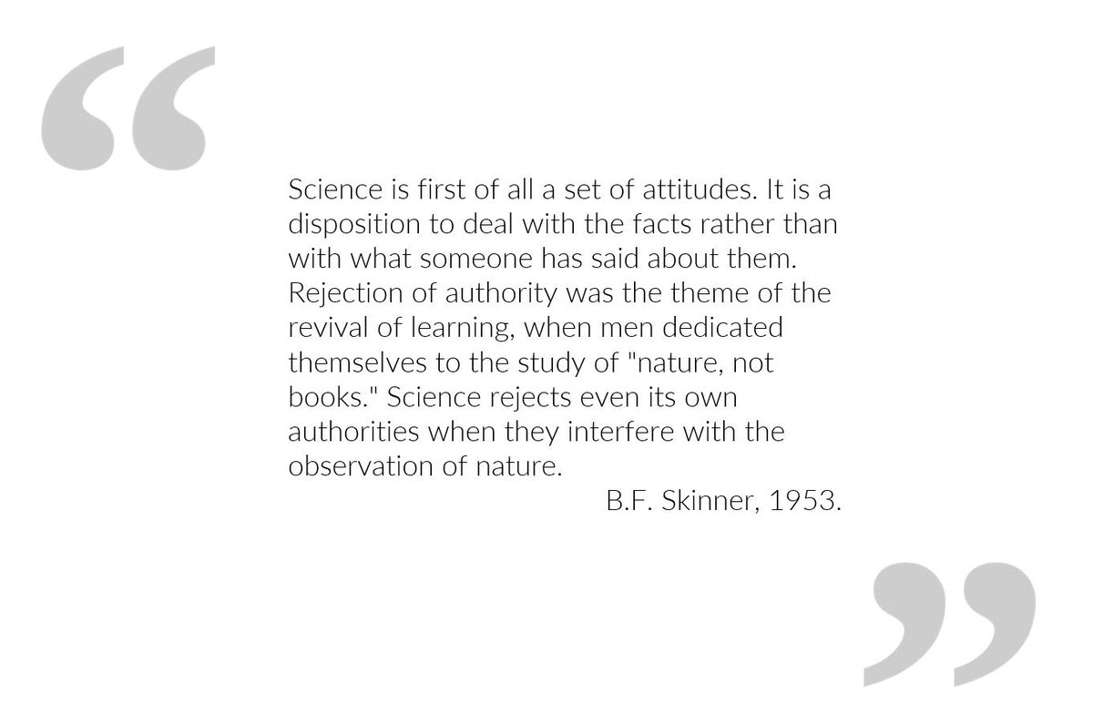 Tiago C Zortea A Twitter Some Important Characteristics Of Science By B F Skinner Thread Quotes From Science And Human Behaviour 1953 1 4 Please Read It And Rt If You Want Openscience