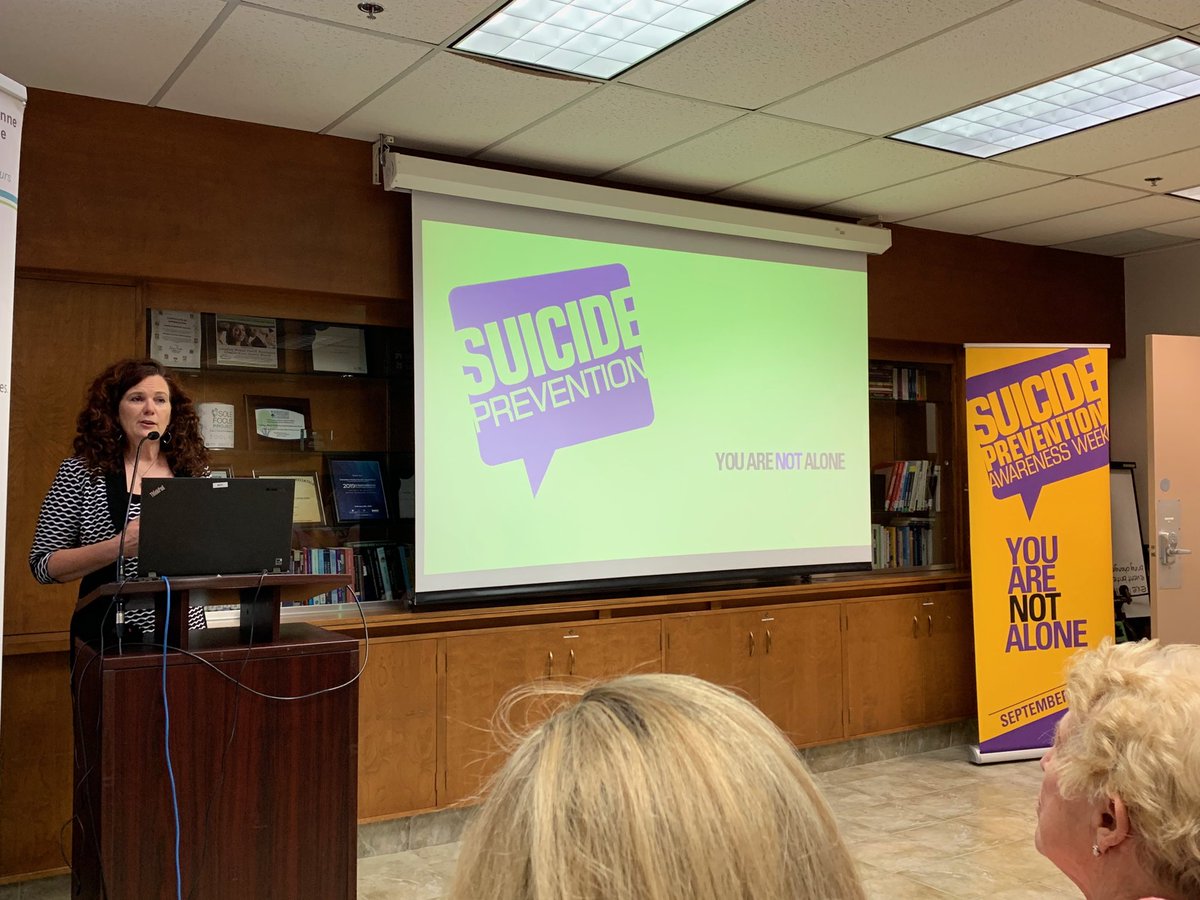 CMHAWECB's tweet photo. Launching suicide prevention awareness month @CMHAWECB ⁦@TheWECHU⁩ #youarenotalone https://t.co/sk6VINBhg3