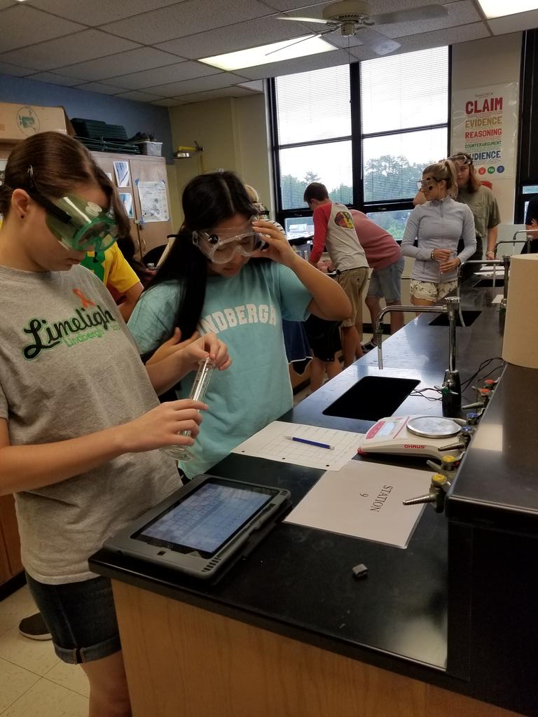 AnnDBMonroe's tweet photo. @Doug_Barton_ @room214 
Using iPads in the lab! A little tricky but we made it work https://t.co/qFPxmZ1nQI