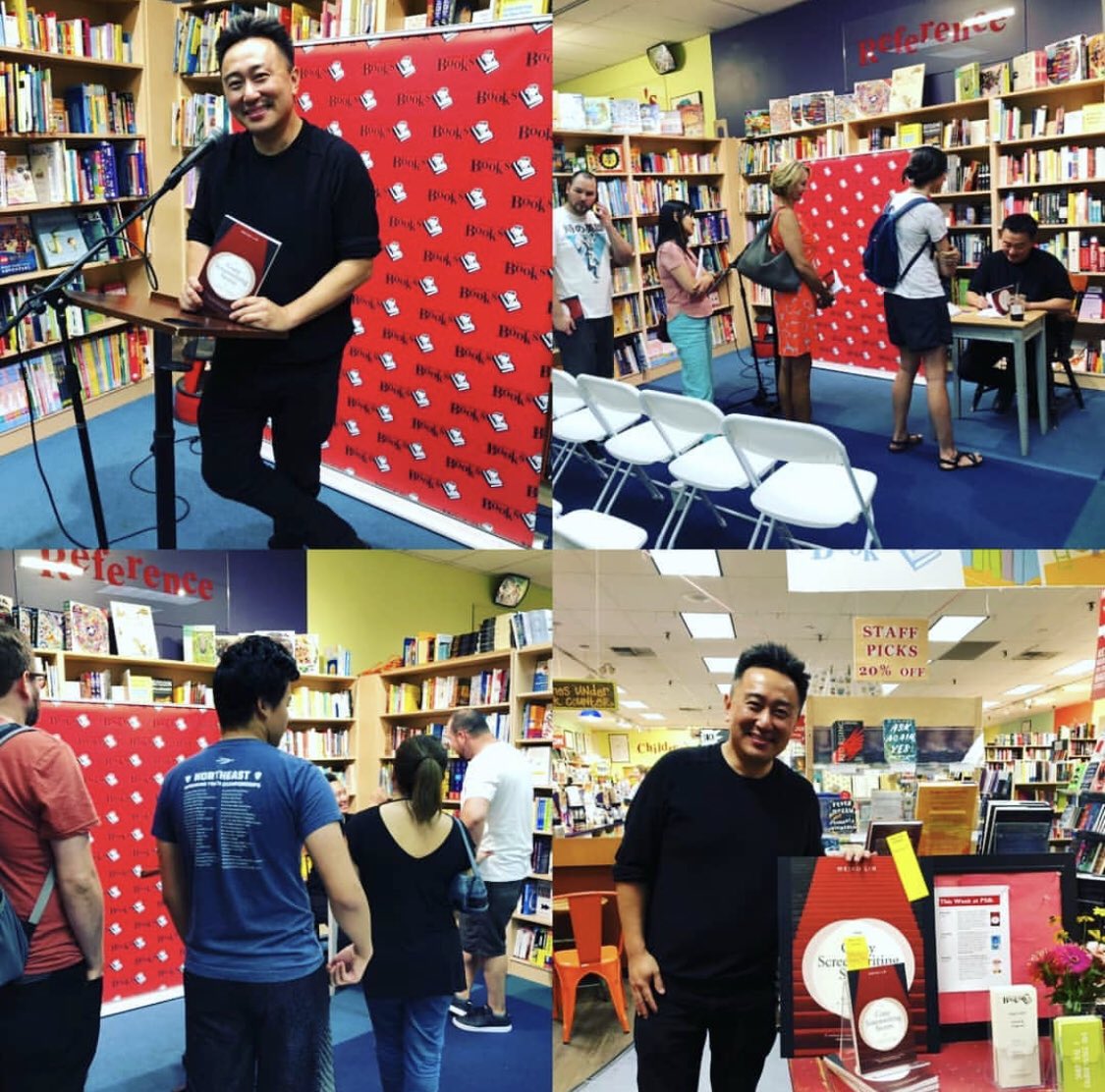 Thank you @PorterSqBooks for hosting such a wonderful event! 🥰 Thanks to all those who came by, truly appreciate it! #screenwriting #wga #authorevent #cambridge #boston #crazyscreenwritingsecrets