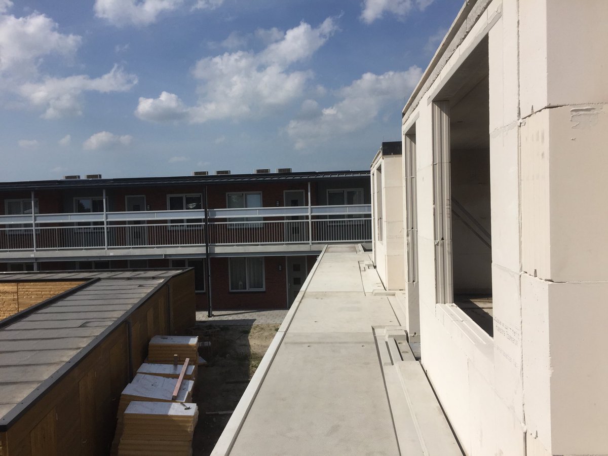 harmbij's tweet photo. Aansluiting 2 e fase Nieuwbouw 18 Appartementen Drogeham  nog 2 Appartementen te koop ... Makelaar van der Schaaf Schievink te Kollum   Projectontwikkeling GrienBouw vof https://t.co/bgbbCAn6E7