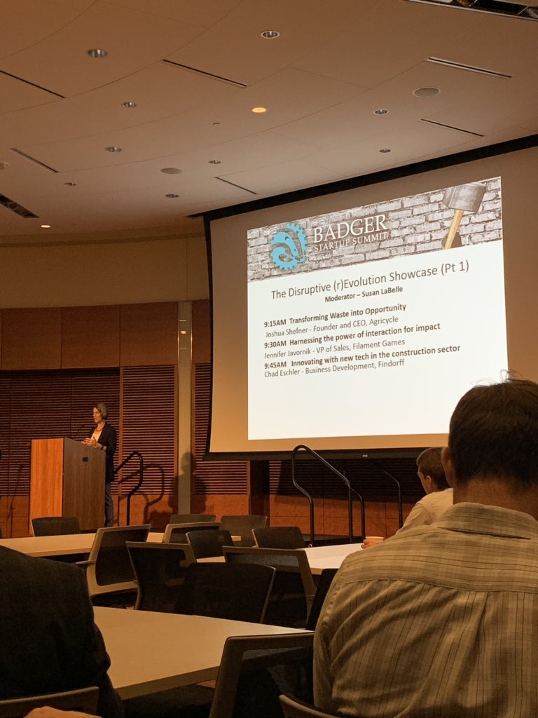 Kicking off <a href="/Fwdtech/">Forward Festival</a> <a href="/BadgerStartup/">Badger Summit</a>!