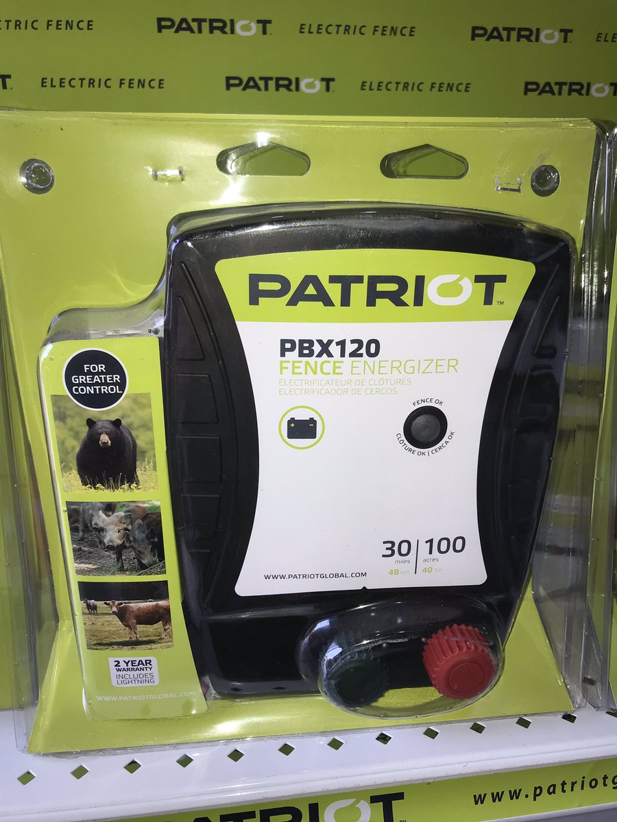 AspersorTampico's tweet photo. El mejor cerco eléctrico a tu disposición, PATRIOT garantiza calidad y eficiencia a bajos precios:

Energizador PBX120 para 12 kilometros, aproximadamente 30 ha, para batería o panel solar: $2,552 pesos neto

Poliwire de 6 filamentos para 400 metros: $766 pesos neto https://t.co/SbE12PNR60