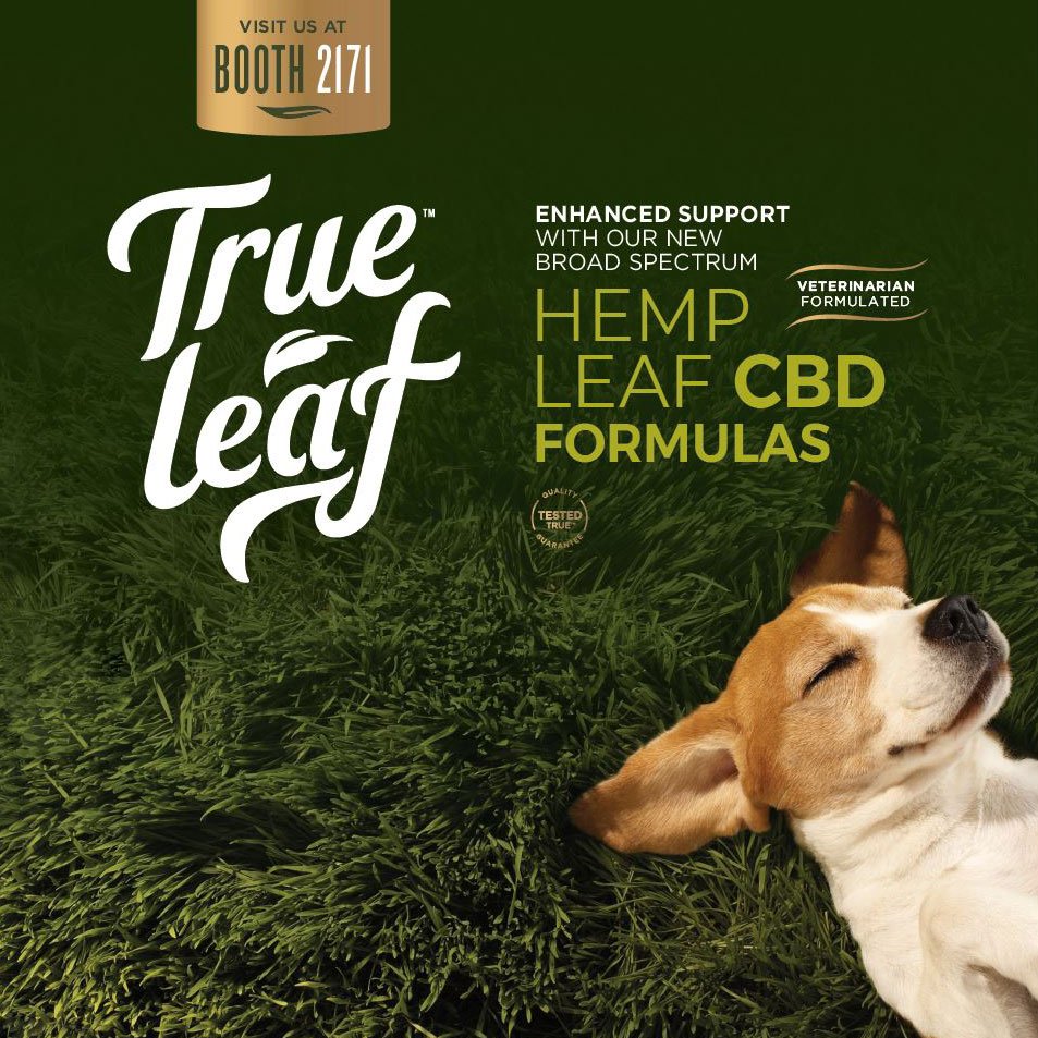 trueleafpet's tweet image. We are proudly launching our Broad Spectrum Hemp Leaf CBD formulas at the SuperZoo show. Visit us at booth 2171