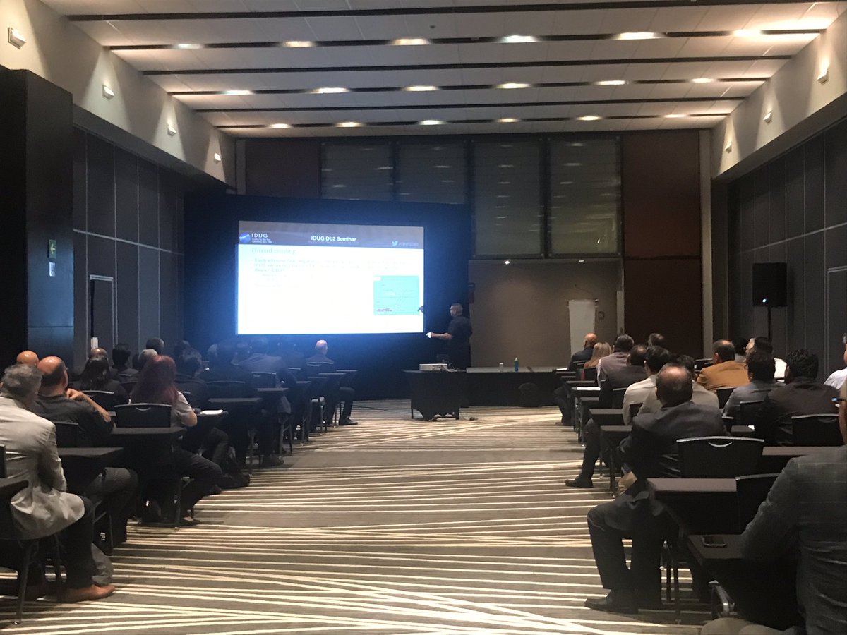IDUGDb2's tweet photo. Just started #IDUG México 2019  #Db2z track #Db2 #Data #Db2ZAI https://t.co/7NQAdPjp0n