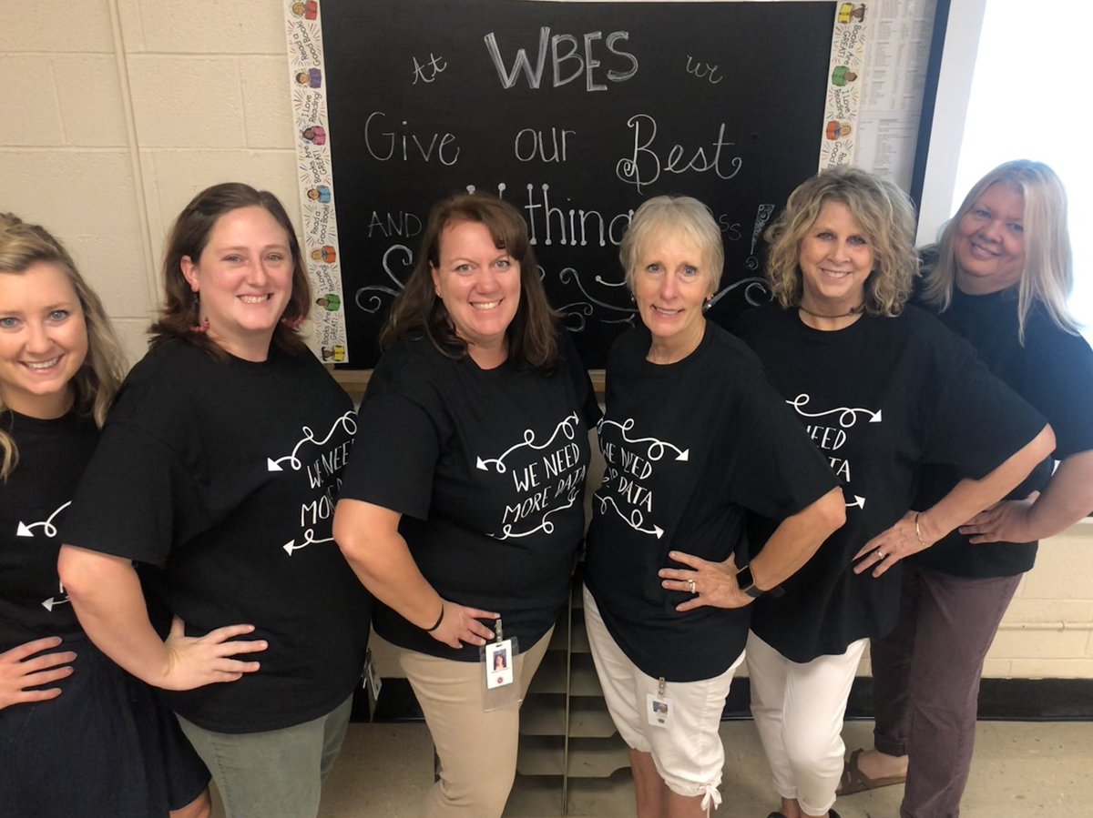 bluff_white's tweet photo. The WBES Data Team is ready for the first data meeting of the year. 📊#servingstudents #weneedmoredata https://t.co/rPV9n2iZAf