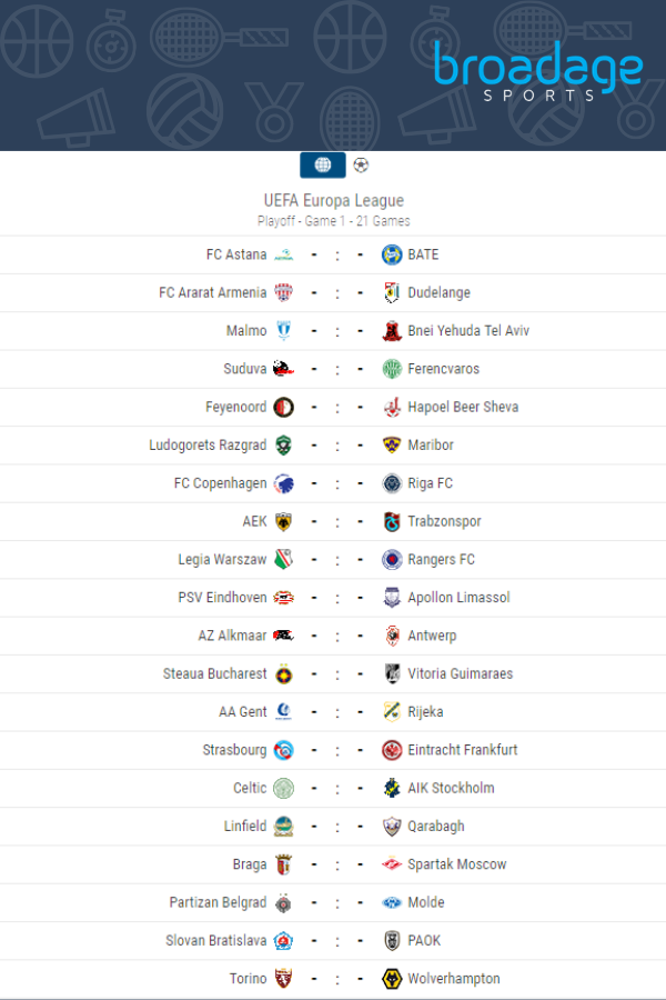 Livescore Twitter Search