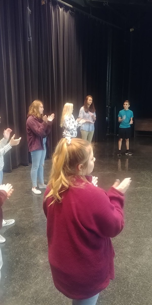 MJHTheatre's tweet photo. Working on building our ensemble. #TAII #theatre https://t.co/xImIlnQvib